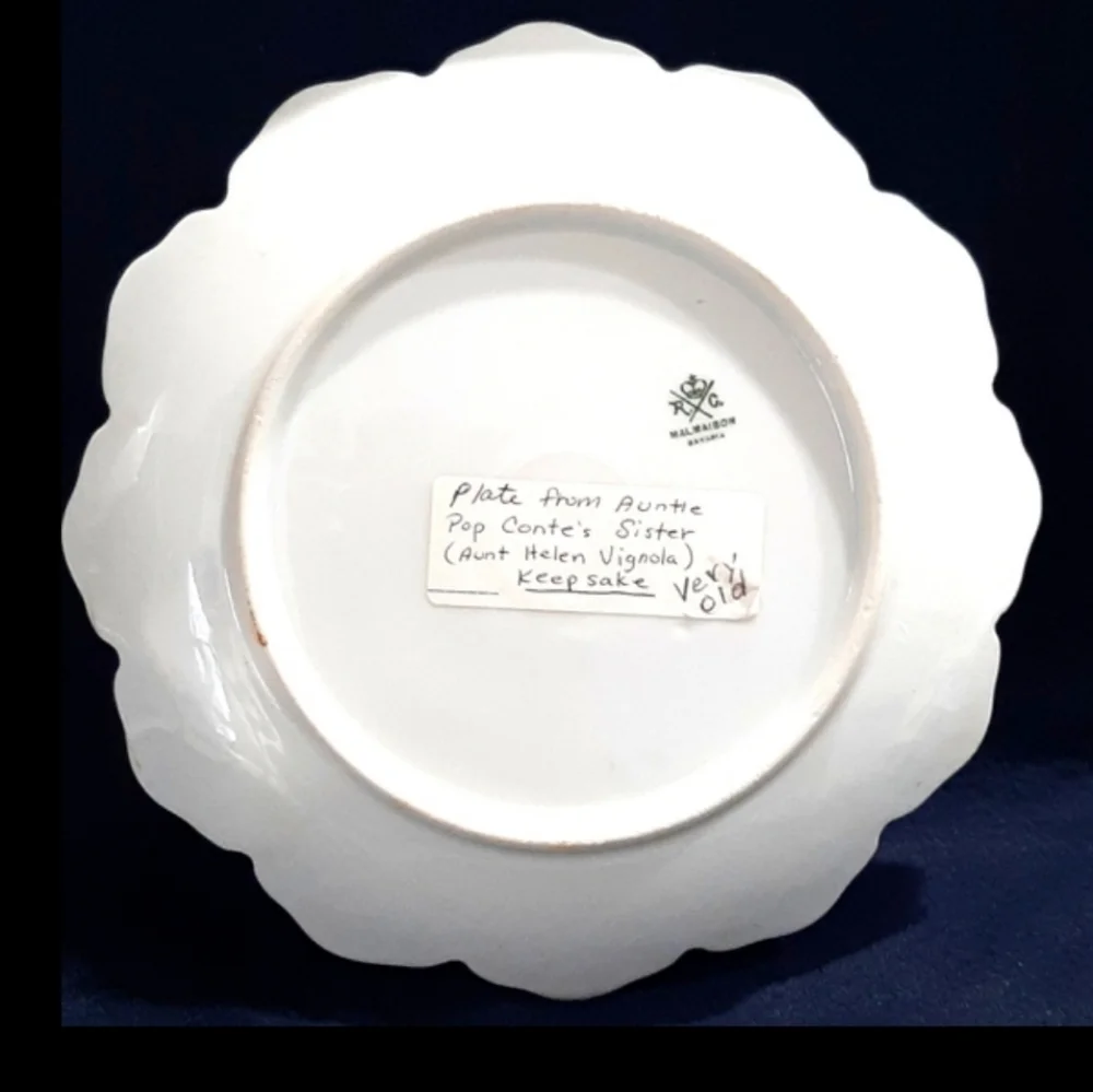 Pair Of Malmaison Bavaria Hand Painted Floral Plates - Picture 2 of 3